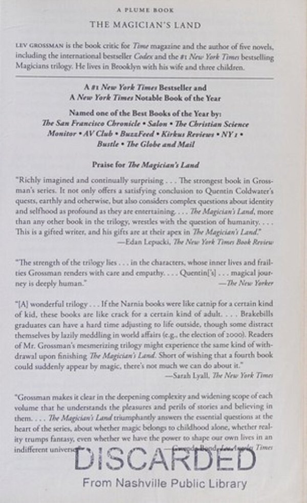 The Magician's Land-..