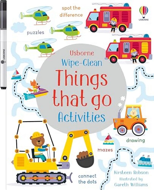 Wipe-Clean Things That Go Activities-..