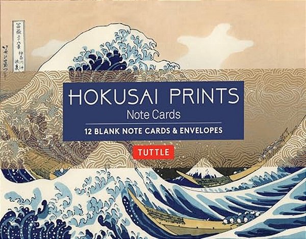 Hokusai Prints Note Cards: 12 Blank Note Cards & Envelopes (6 X 4 Inch Cards In A Box)-..
