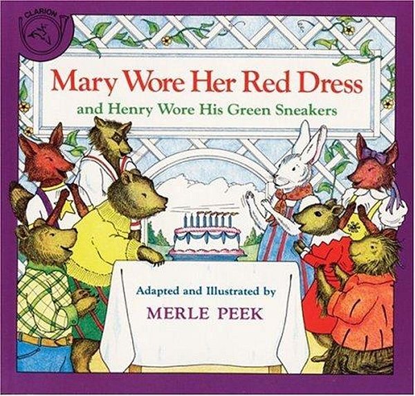 Mary Wore Her Red Dress And Henry Wore His Green Sneakers-..