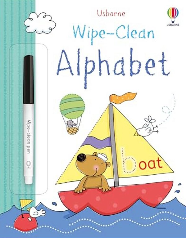 Wipe-Clean Alphabet: A Kindergarten Readiness Book For Kids-..