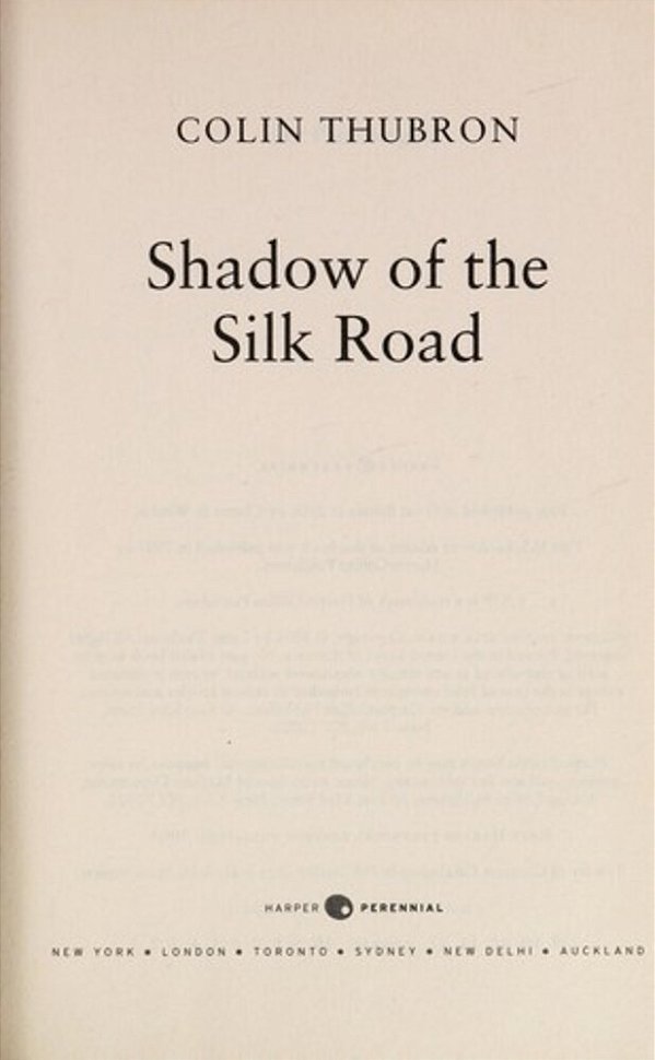 Shadow Of The Silk Road-..