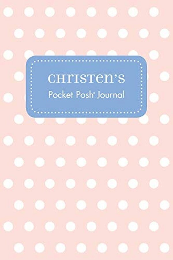 Christen's Pocket Posh Journal, Polka Dot-..