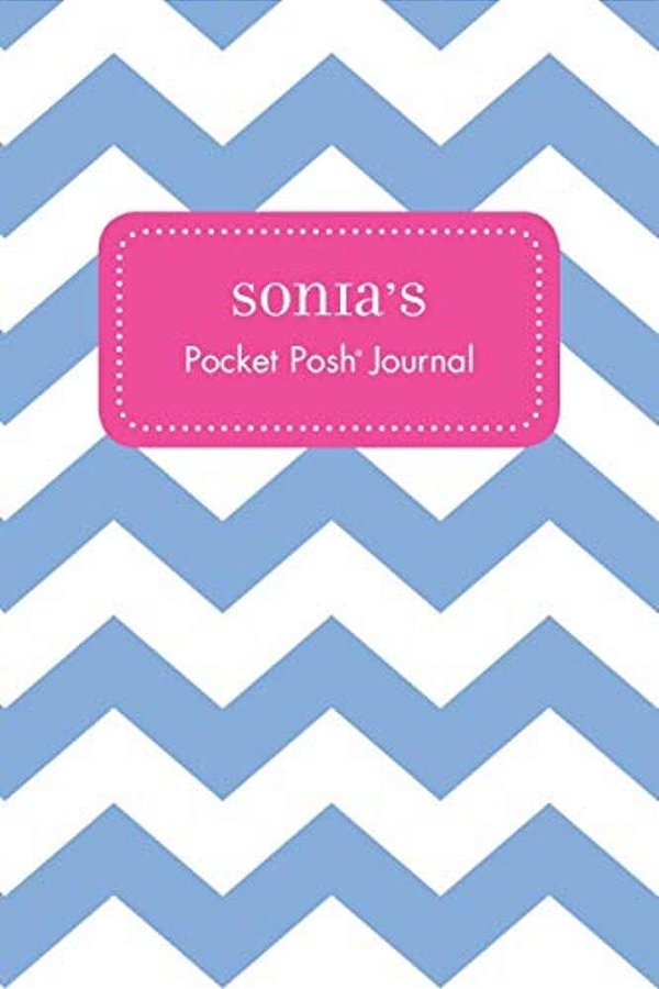 Sonia's Pocket Posh Journal, Chevron-..