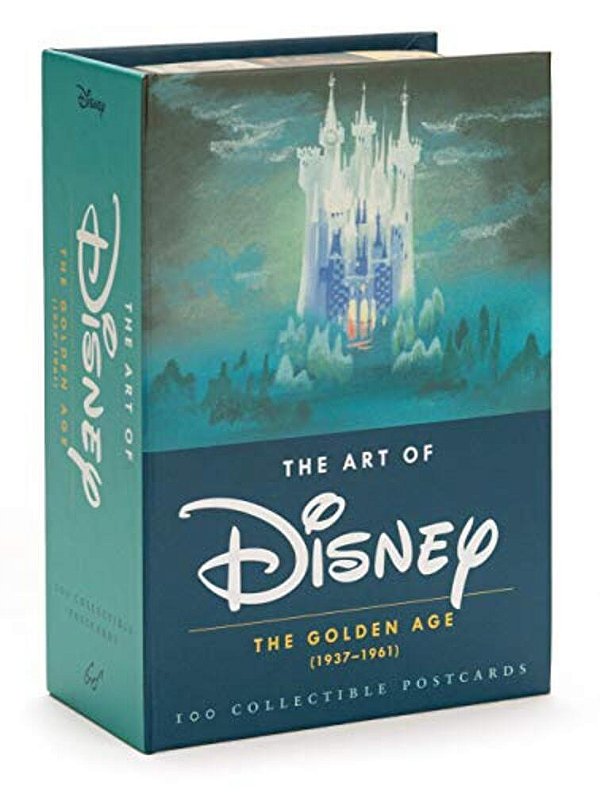 The Art Of Disney: The Golden Age (1937-1961) 100 Collectible Postcards-..