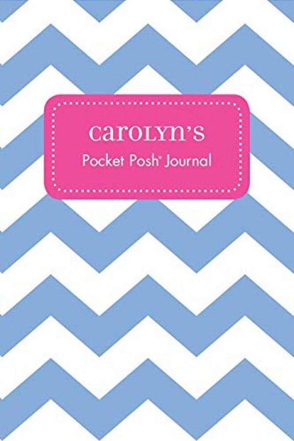 Carolyn's Pocket Posh Journal, Chevron-..
