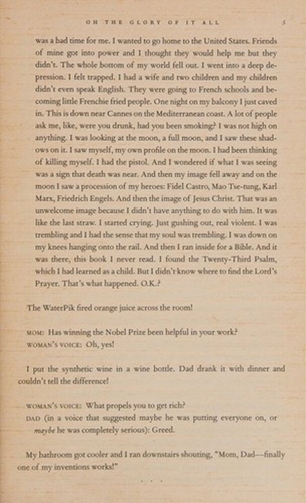 Oh The Glory Of It All-..