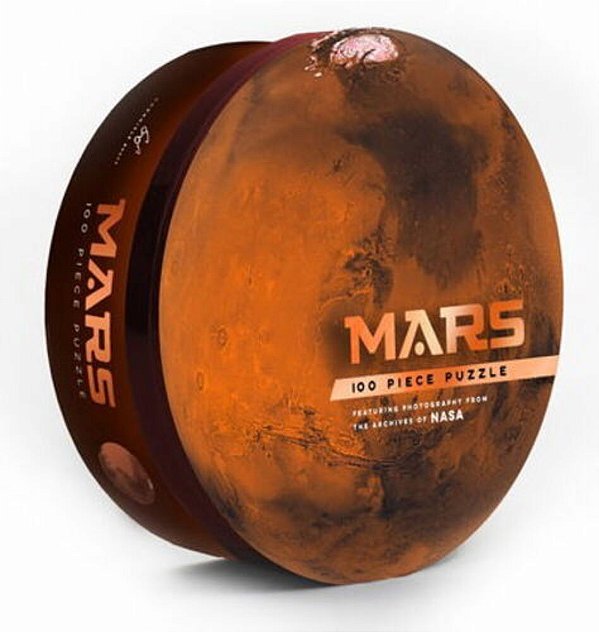 Mars: 100 Piece Puzzle: Featuring Photography From The Archives Of Nasa (Shaped Space Puzzle, Photography Puzzles, Nasa Puzzle, Solar System Puzzle)-..