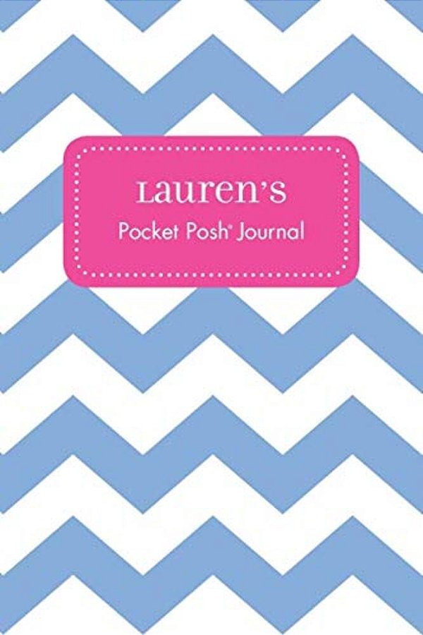 Lauren's Pocket Posh Journal, Chevron-..