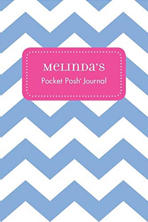 Melinda's Pocket Posh Journal, Chevron-..