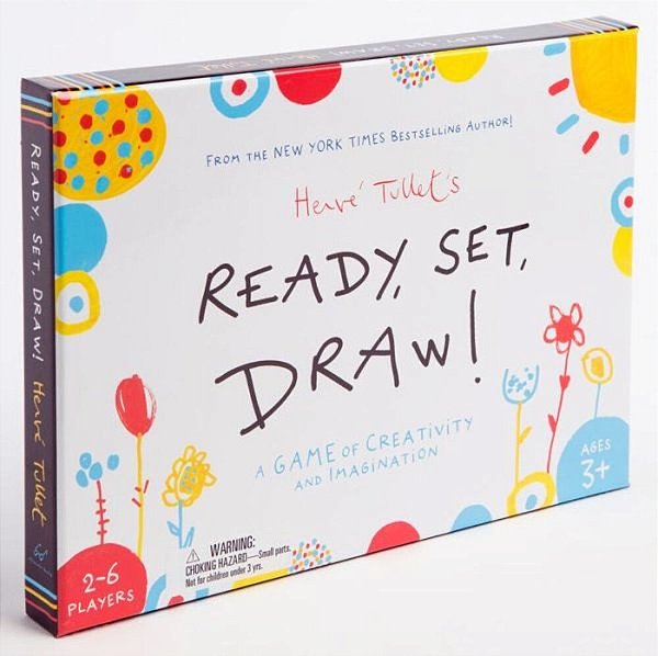 Ready, Set, Draw!: A Game Of Creativity And Imagination (Drawing Game For Children And Adults, Interactive Game For Preschoolers To Kids Ages 5-6)-..