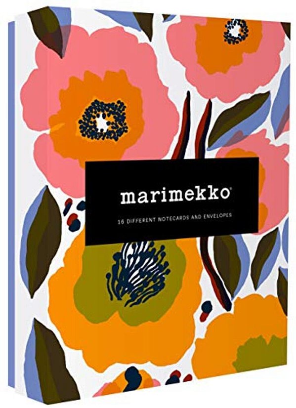 Marimekko Kukka Notecards: (Greeting Cards Featuring Scandinavian Design, Colorful Lifestyle Floral Stationery Collection)-..