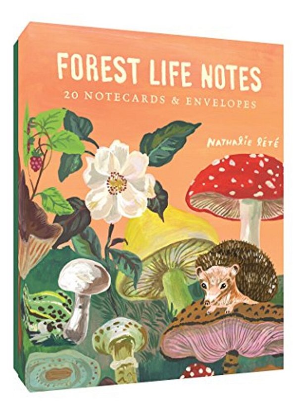 Forest Life Notes: 20 Notecards & Envelopes (Cute Office Supplies, Cute Desk Accessories, Back To School Supplies)-..
