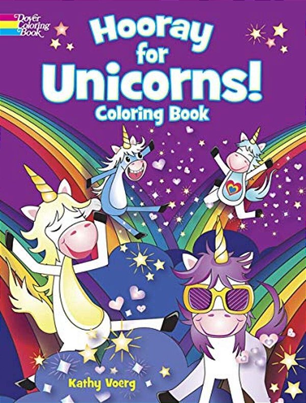 Hooray For Unicorns! Coloring Book-..