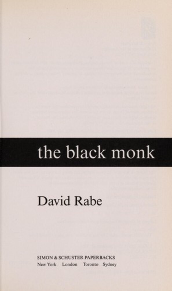 The Black Monk And The Dog Problem: Two Plays-..