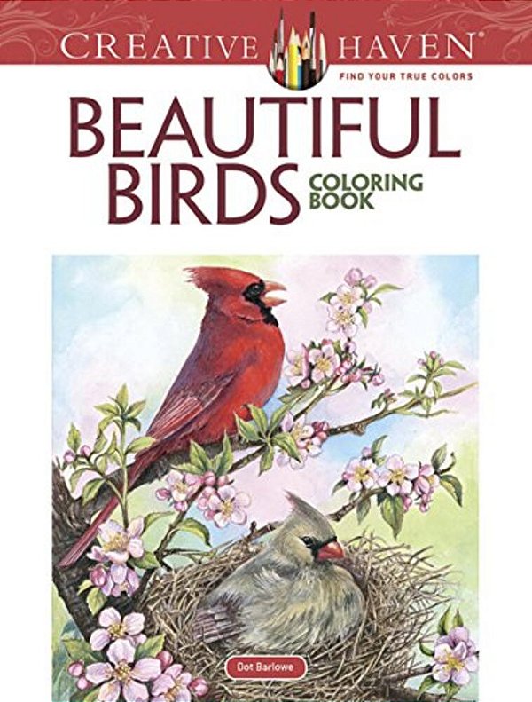 Creative Haven Beautiful Birds Coloring Book-..
