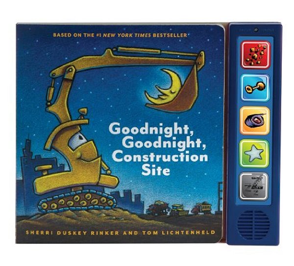 Goodnight, Goodnight, Construction Site Sound Book: (Construction Books For Kids, Books With Sound For Toddlers, Children's Truck Books, Read Aloud Bo-..
