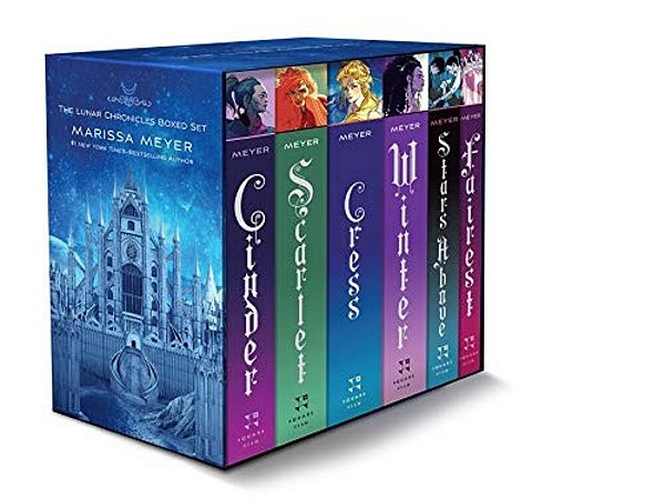 The Lunar Chronicles Boxed Set: Cinder, Scarlet, Cress, Fairest, Stars Above, Winter-..