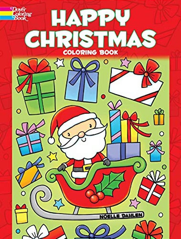 Happy Christmas Coloring Book-..