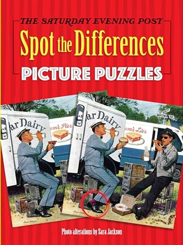 The Saturday Evening Post Spot The Differences Picture Puzzles-..
