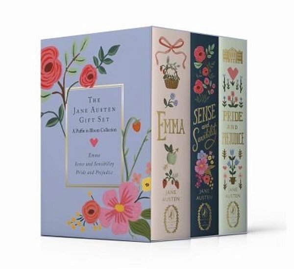 The Jane Austen Gift Set: A Puffin In Bloom 3-Book Collection: Pride And Prejudice, Emma, And Sense And Sensibility-..