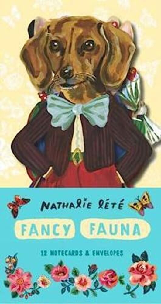 Fancy Fauna: 12 Notecards & Envelopes-..