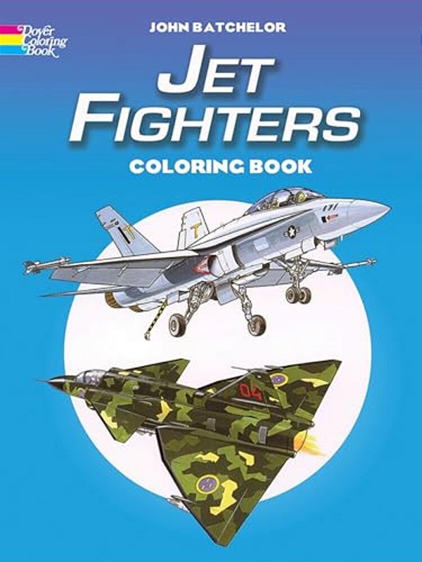 Jet Fighters Coloring Book-..