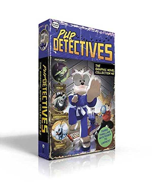 Pup Detectives The Graphic Novel Collection #2 (Boxed Set): Ghosts, Goblins, And Ninjas!; The Missing Magic Wand; Mystery Mountain Getaway-..