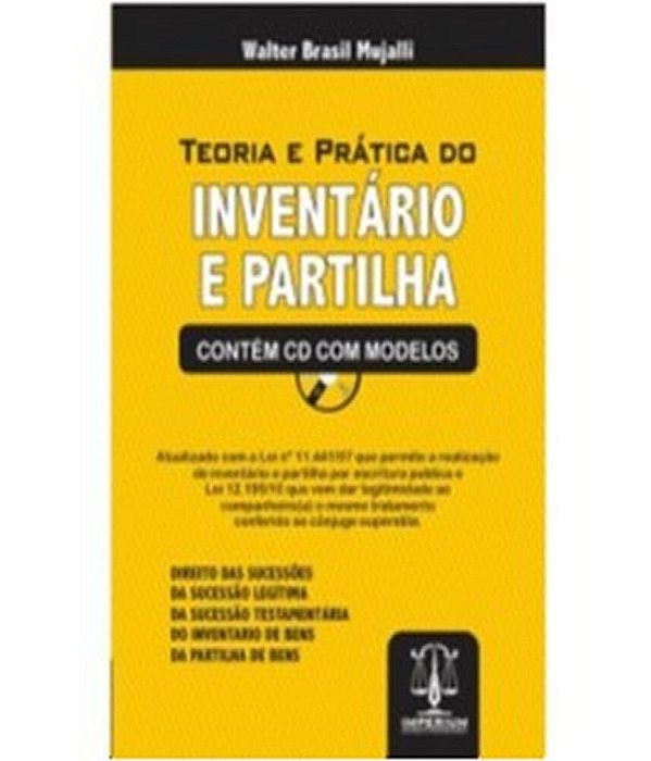 Teoria E Prática Do Inventários E Partilhas + CD