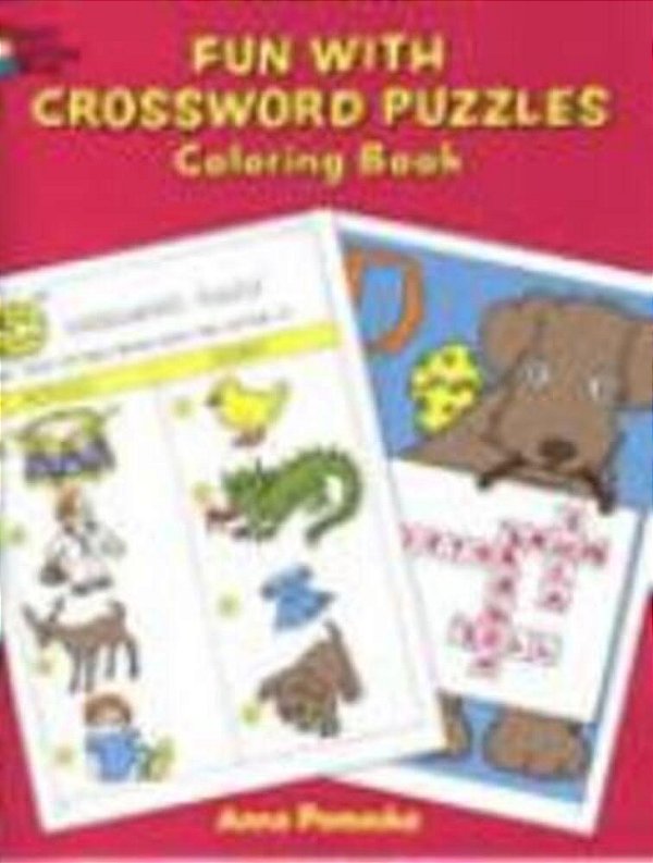 Fun With Crossword Puzzles - Coloring Book - Dover Coloring Book-..