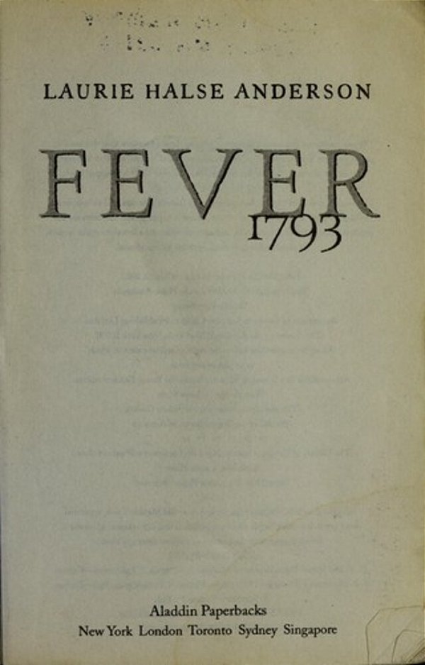 Fever 1793-..