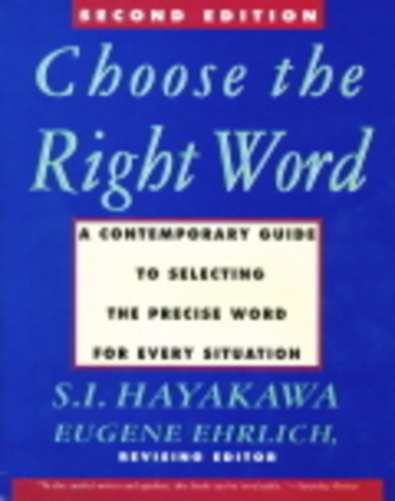 Choose The Right Word-..