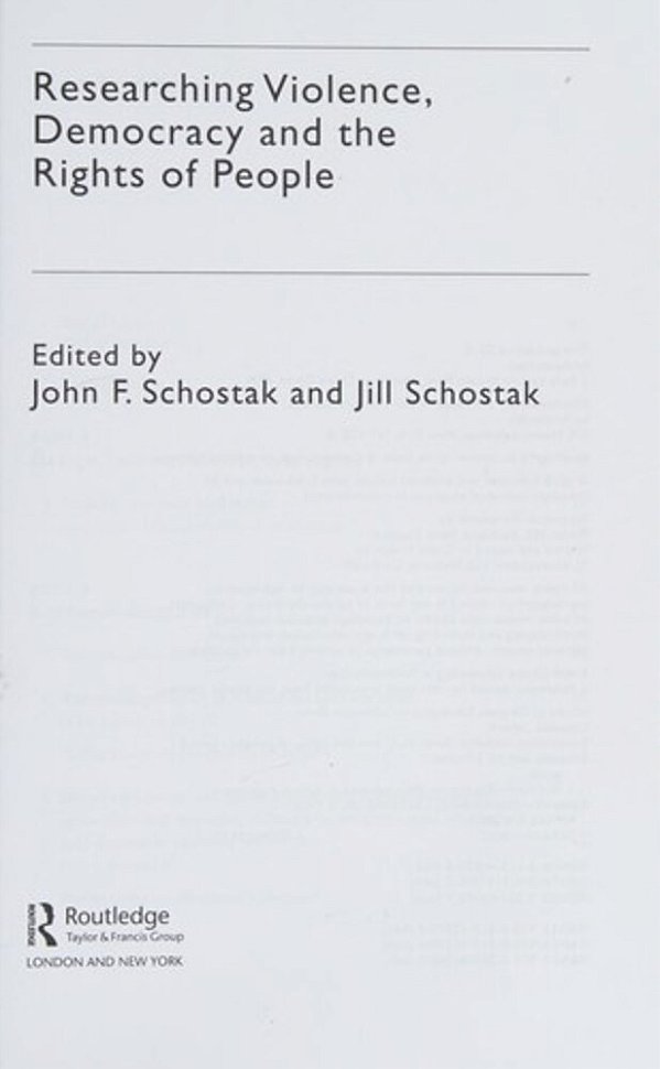 Researching Violence, Democracy And The Rights Of People-..