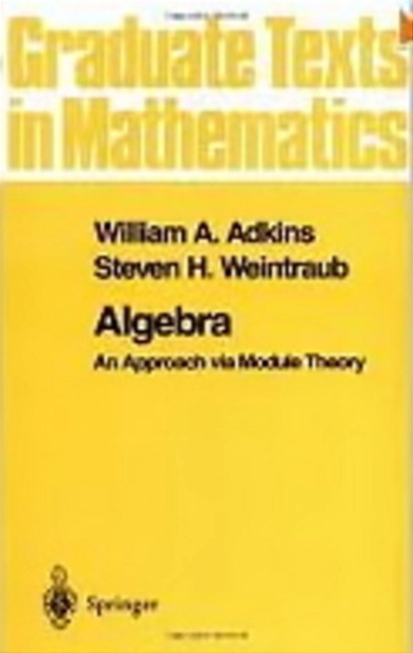 Algebra - An Approach Via Module Theory-..