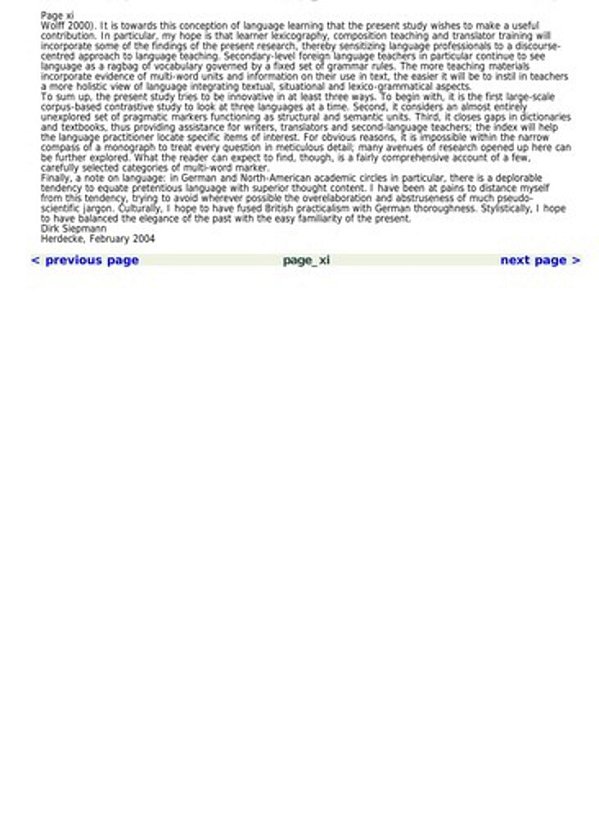 Discourse Markers Across Languages A Contrastive Study Of Second-Level Discourse Markers In Native And Non-Native Text With Implications For General A-..