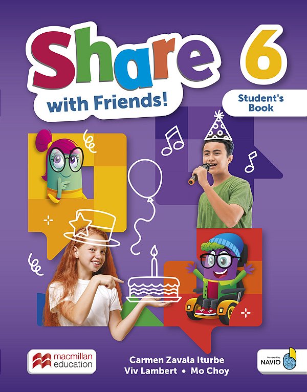 Share With Friends! 6 - Student With Sharebook And Navio App & Workbook..-