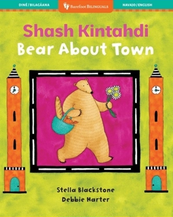 Bear About Town (Bilingual Navajo & English)-..