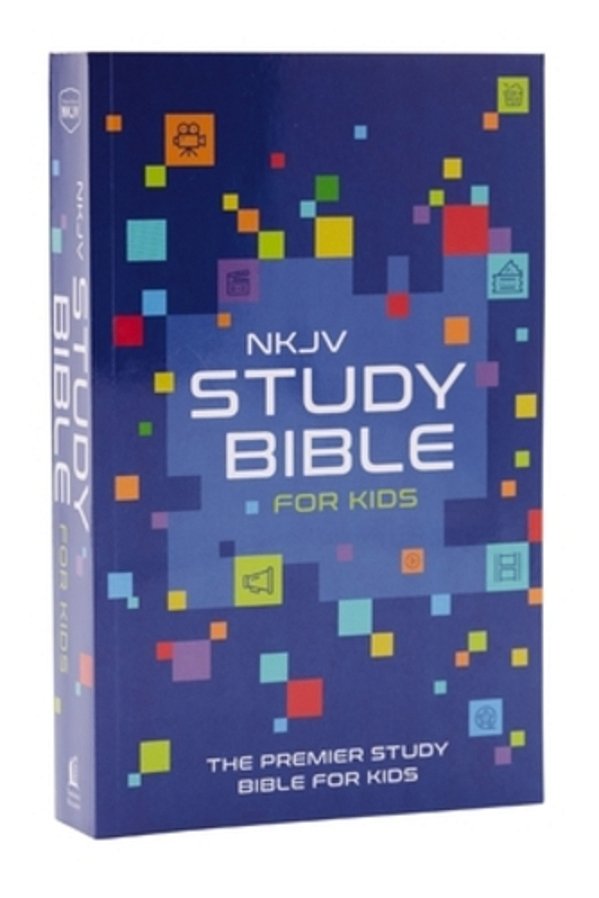 Nkjv Study Bible For Kids, Softcover: The Premier Study Bible For Kids-..