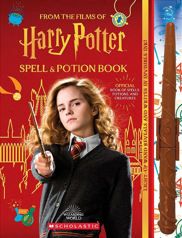 Harry Potter Spell And Potion Book: Official Book Of Spells, Potions, And Creatures-..