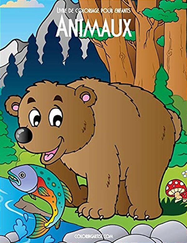 Livre De Coloriage Pour Enfants Animaux 2-..