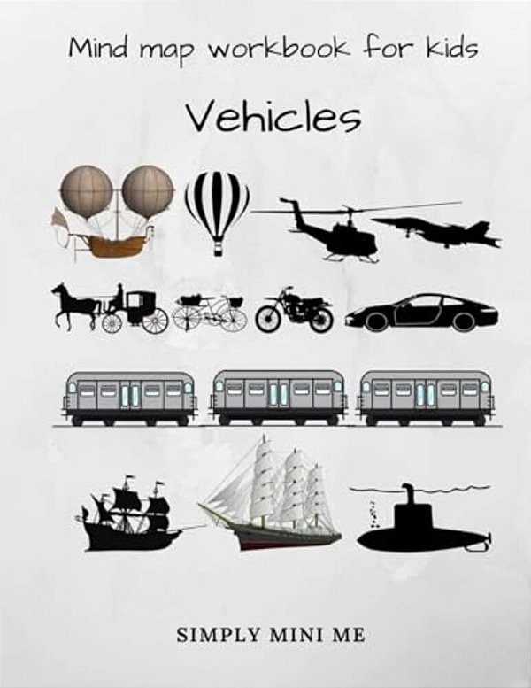 Mind Map Workbook For Kids - Vehicles-..
