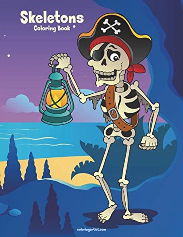 Skeletons Coloring Book 1-..