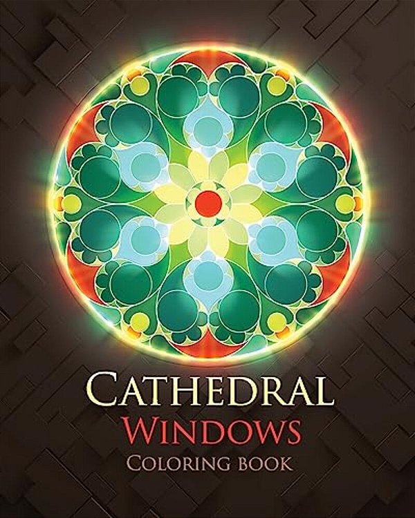 Cathedral Windows Coloring Book-..