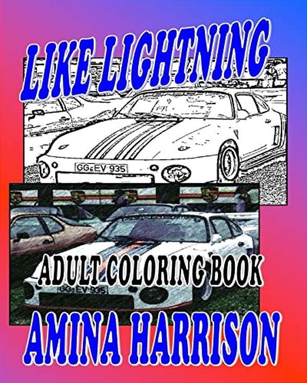 Like Lightning Adult Coloring Book-..