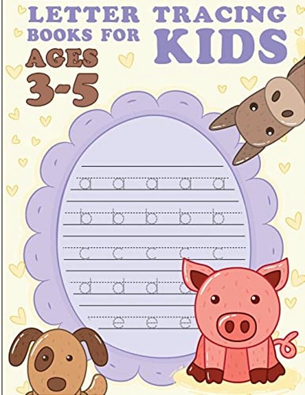 Letter Tracing Books For Kids Ages 3-5: Letter Tracing Preschool, Letter Tracing, Letter Tracing Preschool, Letter Tracing Preschool, Letter Tracing W-..