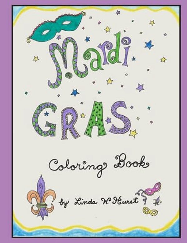 Mardi Gras Coloring Book-..