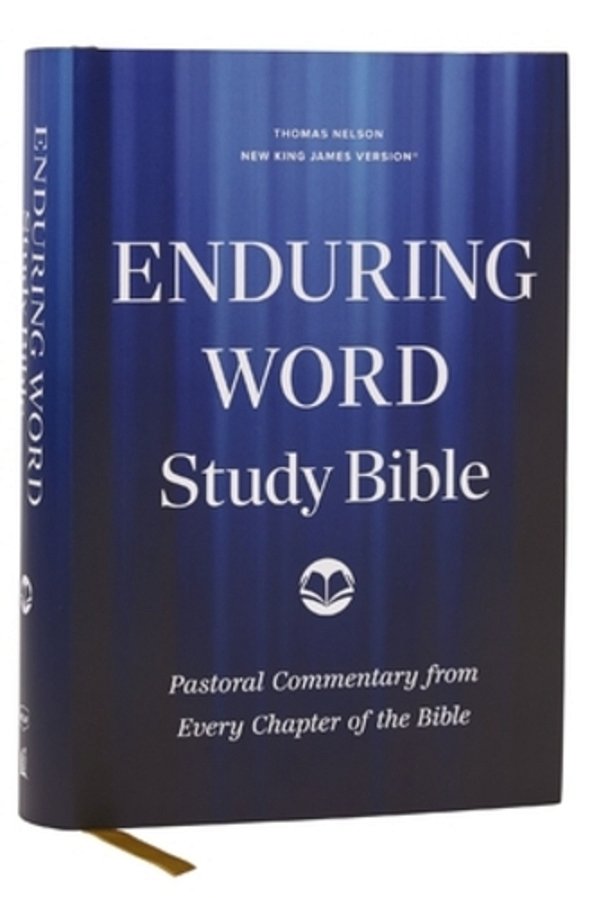 Enduring Word Study Bible: Pastoral Commentary From Every Chapter Of The Bible (Nkjv, Hardcover, Red Letter, Comfort Print)-..