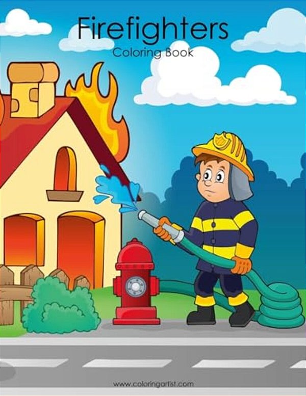 Firefighters Coloring Book 1-..