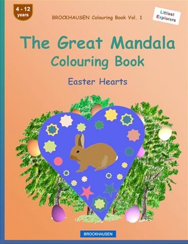 Brockhausen Colouring Book Vol. 1 - The Great Mandala Colouring Book: Easter Hearts-..