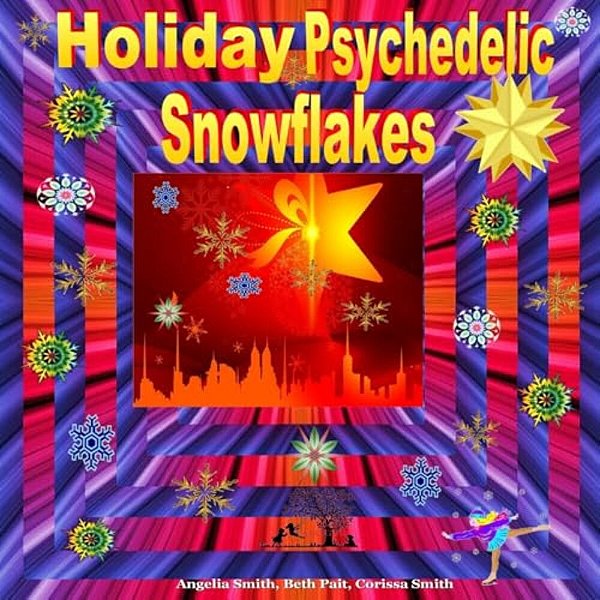 Holiday Psychedelic Snowflakes-..